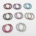 thumbnail image 4 of Juego de 6 pares de Pendientes de aro de cristal de colores Yashi para mujer modelo 4901 color 09, 4 of 5
