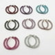 thumbnail image 4 of Juego de 6 pares de Pendientes de aro de cristal de colores para mujer Yashi color 17, 4 of 5