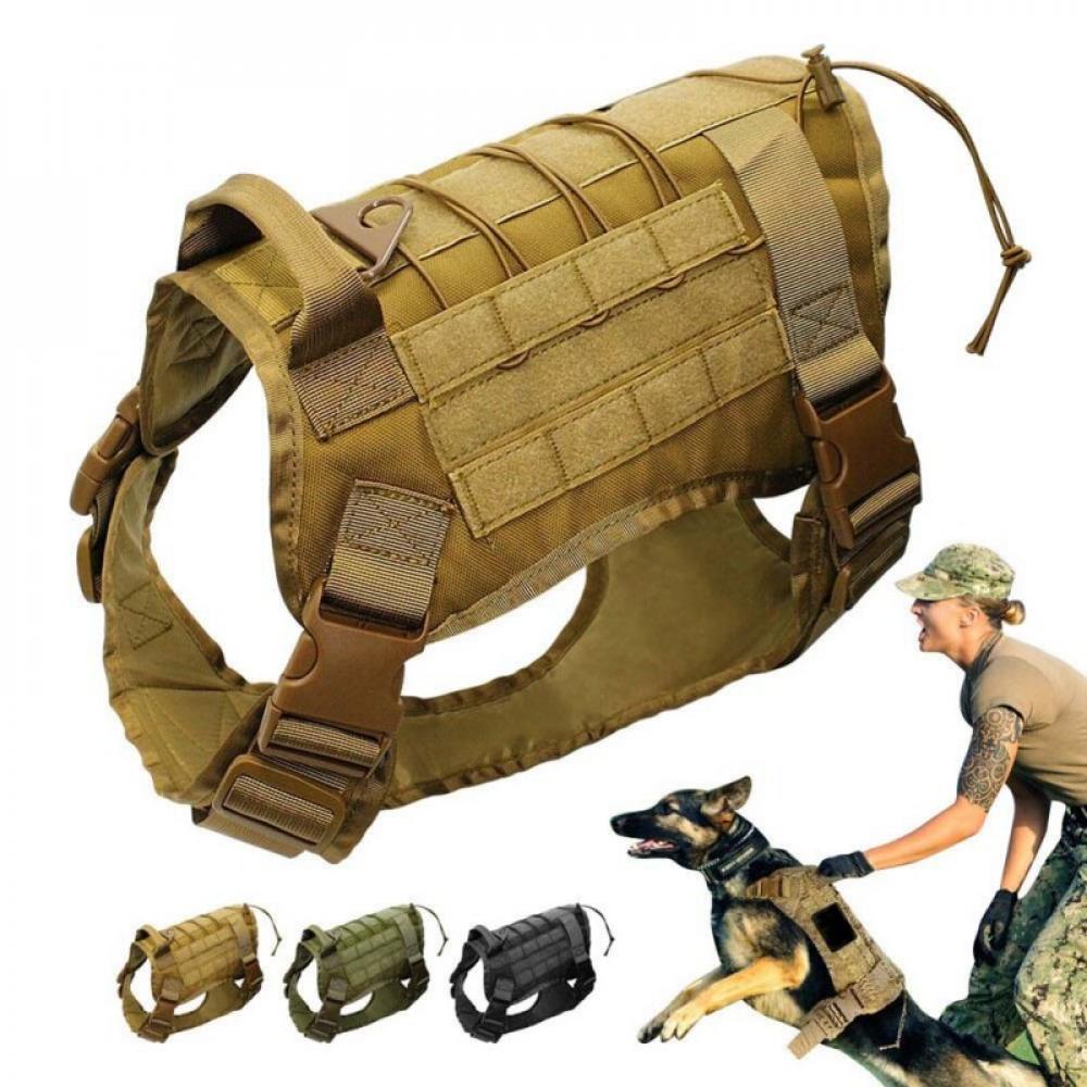 Training Hunting Dog Vest Hunting Molle Nylon Waterresistan Military