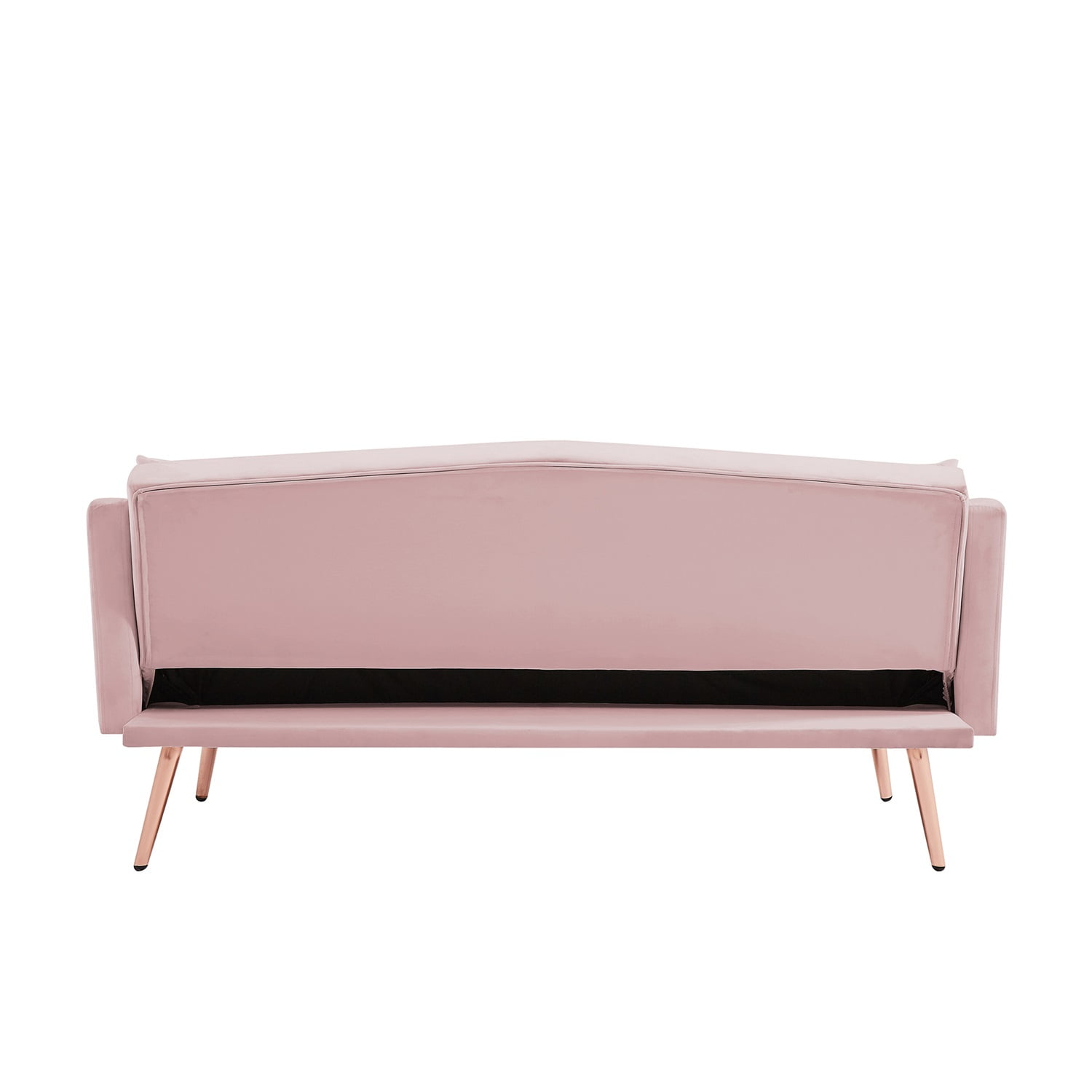 Resenkos Sofa Bed Convertible Sofa Sleeper 61.5" Sofa for Bedroom Fabric Compact Living Space Couch for Apartment and Room, Pink Resenkos Sofa Bed Convertible Sofa Sleeper 61.5" Sofa for Bedroom Fabric Compact Living Space Couch for Apartment and Room, Pink