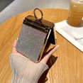 thumbnail image 2 of For Huawei P50 Pocket Glitter Design Ring Kickstand Hard PC Phone Cover, 2 of 5