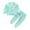 Green, variant on Ruyang Cute Bunny Sweatsuit Toddler Baby Girls Long Sleeve Coat Tops and Pant 3PCS Clothes Set Fall Winter Casual Outfits