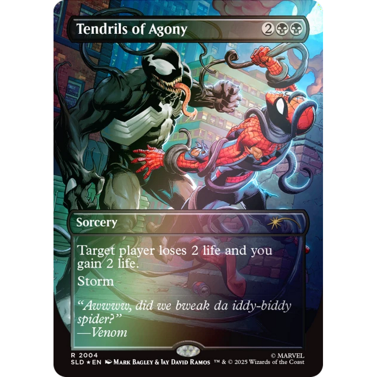Magic the Gathering Secret Lair x Marvel's Spider-Man: Venom