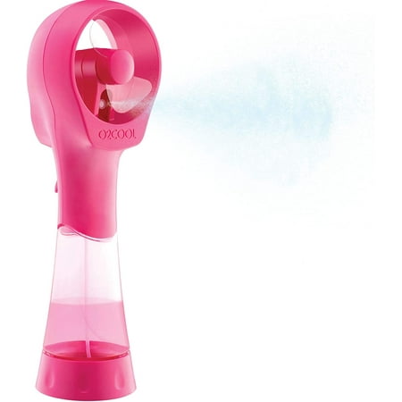 

O2COOL 3.5 inch Elite Battery Powered handheld Misting Fan for Personal Cooling Raspberry