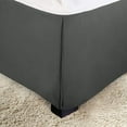 thumbnail image 2 of Elegant Comfort 1-Piece Solid Bed Skirt, 1500 Series, Minimalist Design with a Modern Look- Easy Care, Wrinkle and Stain Resistant, Bedskirt, Full, Stormy Gray, 2 of 7