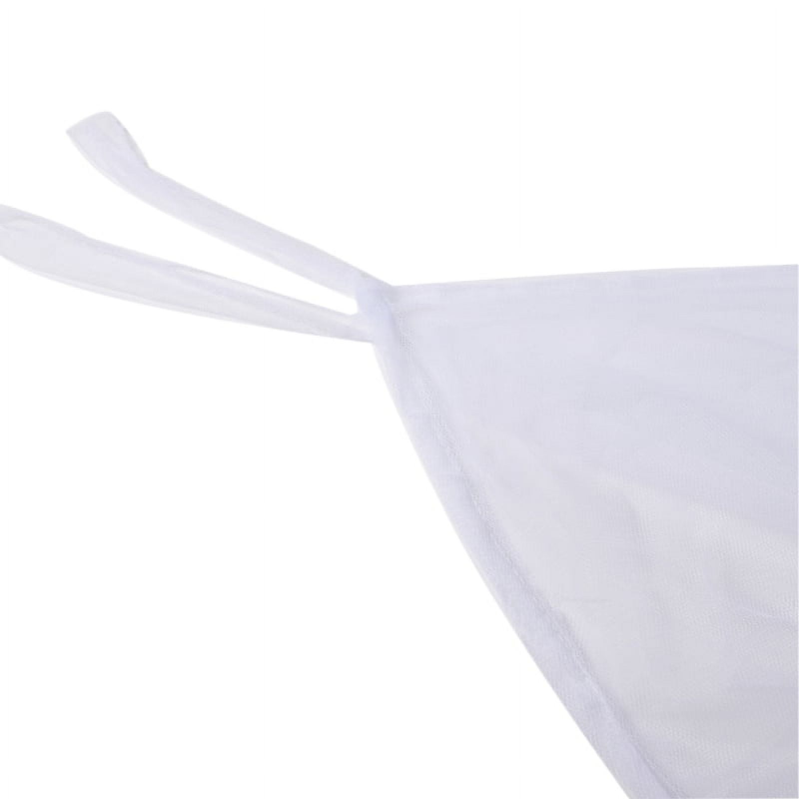 EFINNY White Four-Poster Bed Canopy