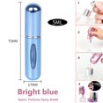 thumbnail image 1 of 5ml mini perfume Recargable Botella De spray De Viaje Atomizador Bomba De Alcohol Pulverizador Contenedor, 1 of 4