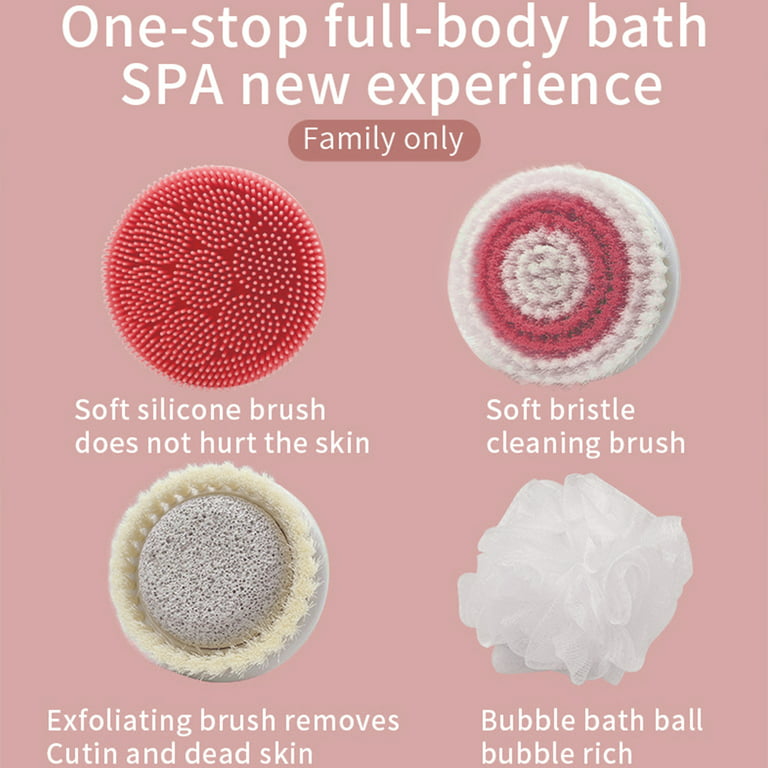 Multifunctional Bath Brush Exfoliate Soap Dispenser – Zentric Store