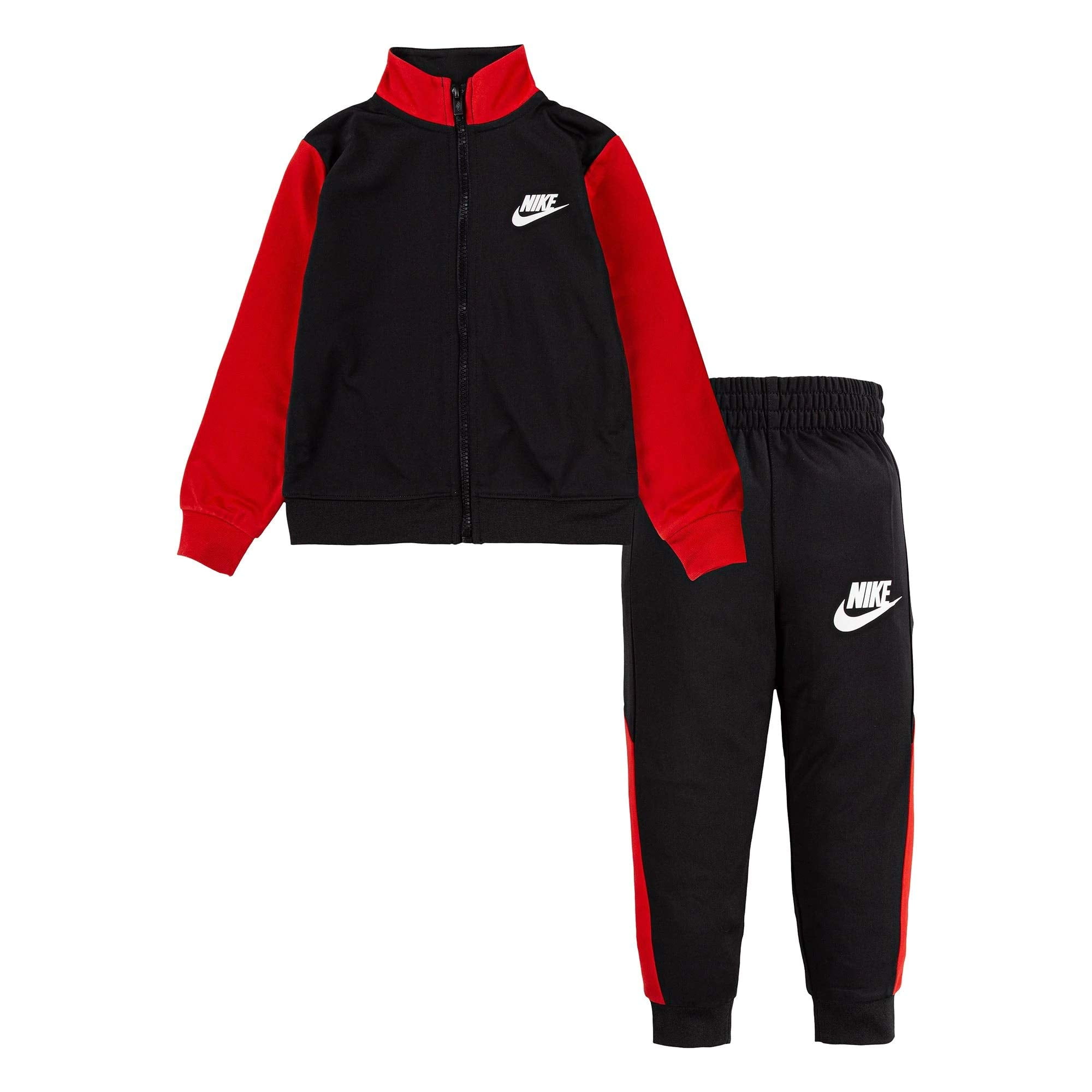 Nike Boys Color Block Just Do It 2 Piece Track Suit Size 2T Black