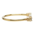 thumbnail image 4 of Pre-Owned Fendi Logo Ring #M Gold Plated Crystal Women's FENDI (Fair), 4 of 8