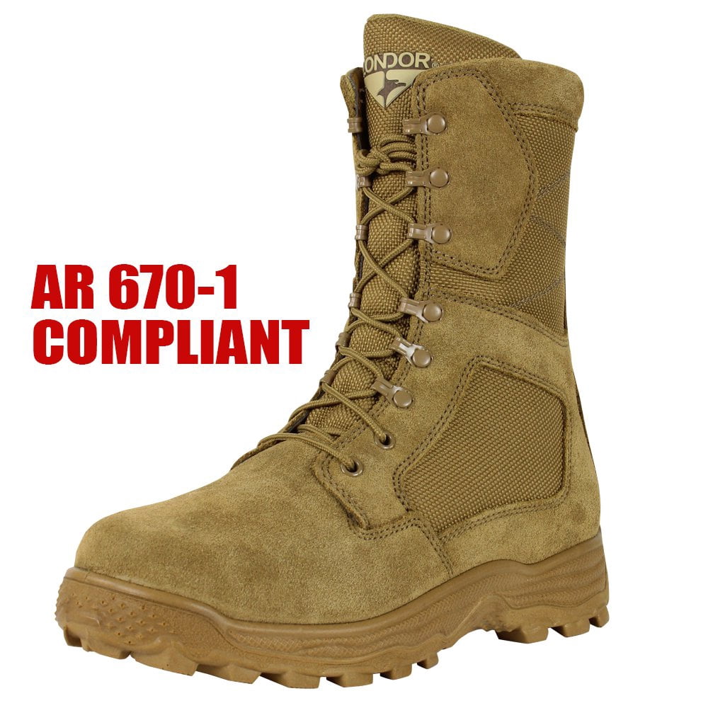 Condor Outdoor Jackson Combat Boots  Coyote Brown  7