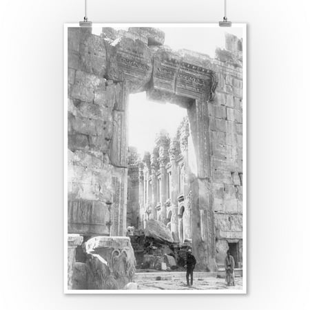 Ruins of a Temple in Baalbek Lebanon Photograph (9x12 Art Print, Wall Decor Travel (Best Photos Of Lebanon)