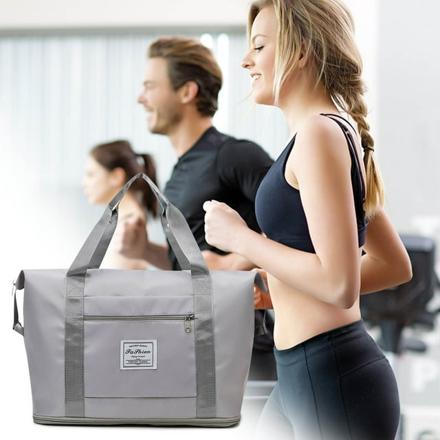 Ohmyroo Sac de Sport Extensible, Sac Fourre-Tout de Voyage Résistant à l'Eau avec Séparation Sec/humide