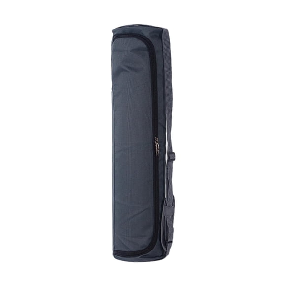 Bolsa de transporte para esterilla, fácil de transportar, 72 x 17 cm, multifuncional, para ejercicios Negro Gris