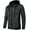 Dark grey, variant on Mens Zipper Hoodie Casual Hooded Sweatshirt Fleece Jacket Black-XL