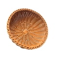 thumbnail image 2 of Living Room Basket Round Bread Basket Chocolate Color 25X25X8CM Storage 1Set, 2 of 3