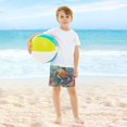 thumbnail image 6 of joogoo Watercolor Turtles in Sea Boys Swim Trunks Beach Swimsuit Shorts Boxer 4T, 6 of 8