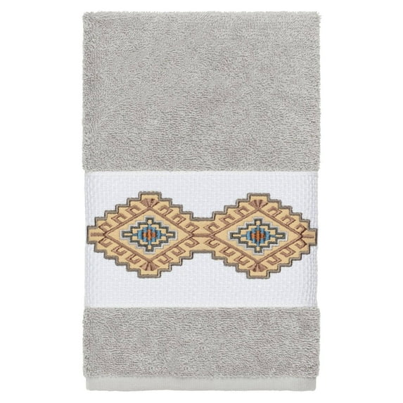 Linum Home Textiles Gianna Embellished Turkish Cotton Hand Towel