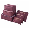 thumbnail image 1 of 6 Set Packing Cubes,Travel Luggage Packing Organizers Set with Laundry Bag for Travel, 1 of 7