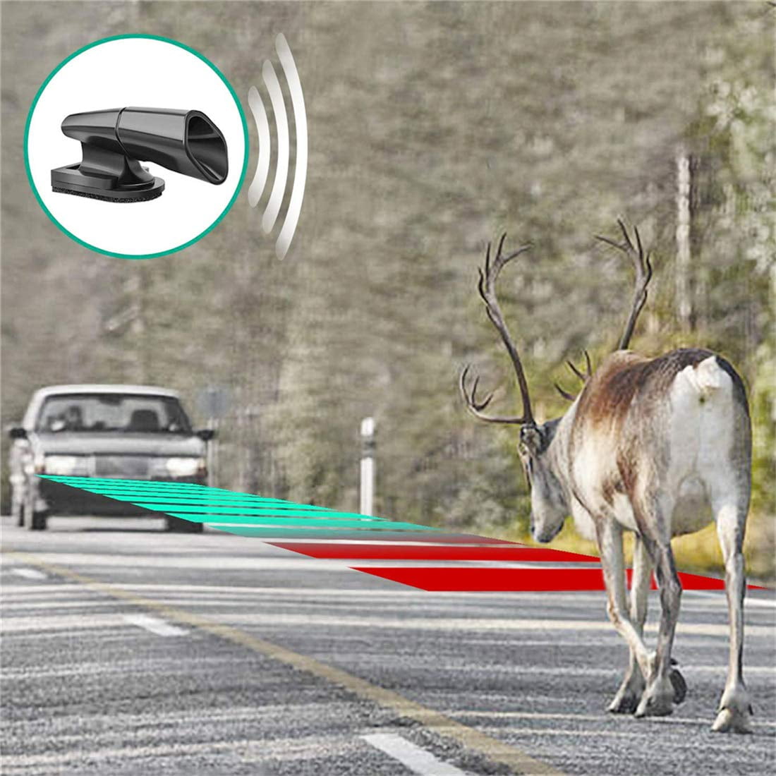 AAA Communications Car Deer Alert/Auto Deer Whistle Horn - - Import It All