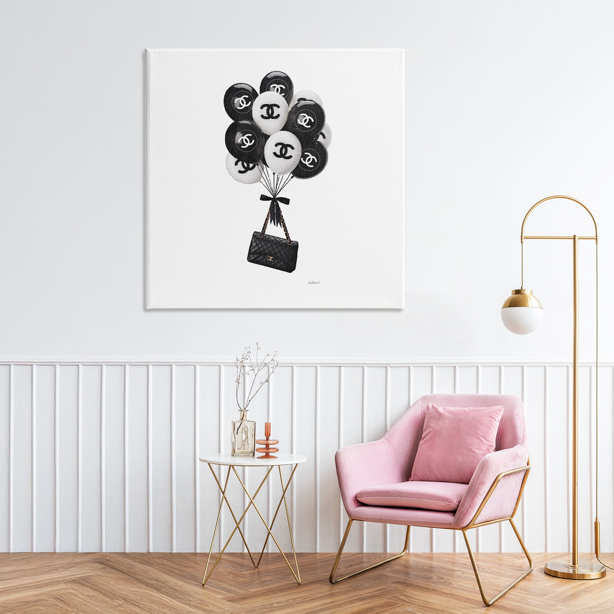 Stupell Industries Chic Balloons & Purse Canvas Wall Art, design by Amanda Greenwood