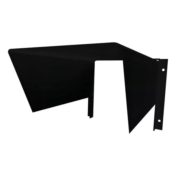 Cronos Protección Tipo Techo Para Cámara Vigilancia Bullet Color Negro Fabricado en metal Protección para exterior pintura electrostática Máxima seguridad