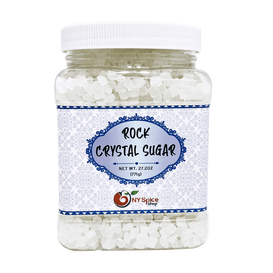 NY SPICE SHOP Rock Sugar 1.7 Pound Jar Rock Crystal Sugar Rock