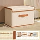 thumbnail image 1 of Caja de almacenamiento plegable Lisbinx de tela no tejida, ideal para guardar ropa en el armario., 1 of 7