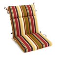 thumbnail image 2 of 22-inch by 45-inch Spun Polyester Outdoor Squared Seat/Back Chair Cushion-Color:Alinea Pompeii, 2 of 5