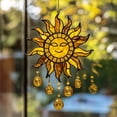 thumbnail image 5 of Hanging Sunflower Suncatcher Window Decor Acrylic Ornament, Light Reflecting Easy Hang Durable Decorative Accent, for Window Door Patio Home Garden Decor, 5 of 6