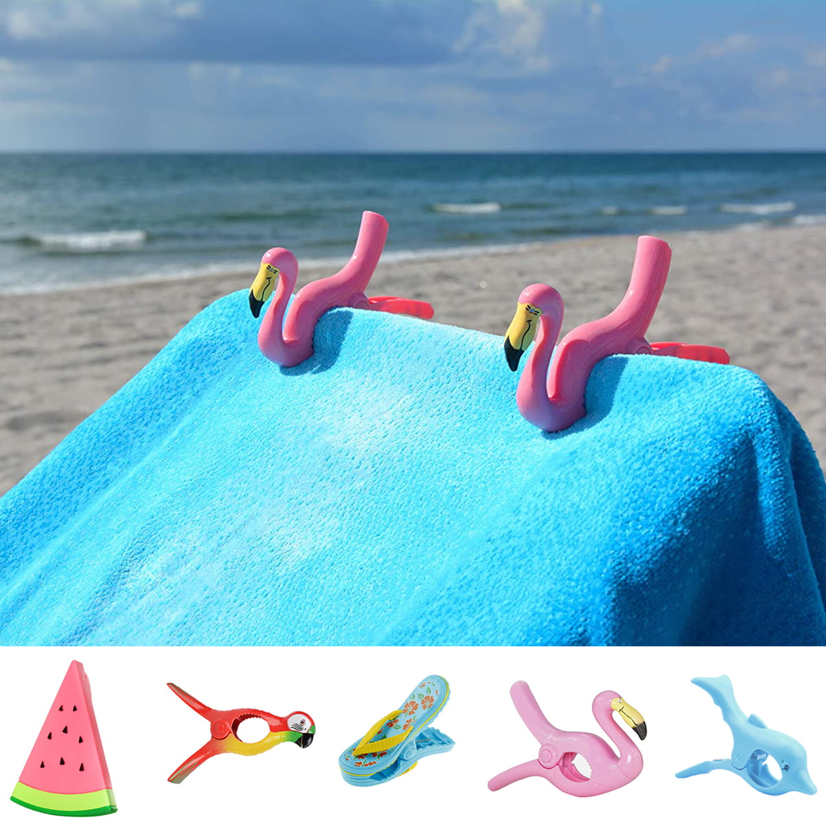 Plastic Beach Chair Clips Towel Clip Details about   MCOMCE Beach Towel Clips for Pool Chairs 