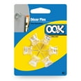 thumbnail image 3 of (2 pack) OOK Decor Pins, Lightweight Picture Hangers, Clear, Plastic, Pack of 6, 3 of 10