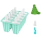 thumbnail image 1 of Ounissouiy Molde de hielo DIY silicona 10 ranuras bandeja de helado hecho a mano reutilizable fabricante de postres Herramientas y accesorios para hornear No.01, 1 of 6