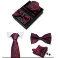 thumbnail image 3 of Men's Neck Bow Tie Set Gift Box 5-Piece Set Neckties Business Dress Neckties, Wedding Groom and Groomsmen Gifts, 3 of 5