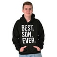 thumbnail image 3 of Best Son Ever Relatives Family Hoodie Hooded Sweatshirt Men Brisco Brands S, 3 of 6