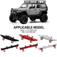 thumbnail image 4 of mmirethe Aluminum Alloy 1/12 Front And Rear Bumper For MN128 OFF-Road 2pcs RC Car Accessories Replacement Parts RC Upgrade Part Silver, 4 of 6