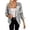 Silver, variant on QHFBli Women Sequin Jacket Glitter Sparkle Open Front Casual Long Sleeve Blazer Coat