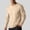 Khaki, variant on TKKCS Mens Cotton Long Sleeve T Shirt- Lightweight Casual Wear Crew Neck Regular Fit Base Layer Shirt Dark Blue Size 2XL