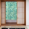 thumbnail image 2 of Door Curtain 34x56in Two Pieces Of Uniform Is Not Easy To Wrinkle The Room Shade And Dustproof For The Wall On The Door Or Window Lightseagreen Colorful Houndstooth_3, 2 of 5