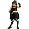 Rubie's DC Comic's Batgirl Of Gotham City Deluxe Girl's Halloween Fancy-Dress Costume for Child, with Cape including Mask L