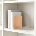 thumbnail image 5 of cpengpj Book Stands 1-Piece, Solid Wood L-Shaped Sturdy Metal Base Non-Slip, for Office Desks and Home Shelves Organization, 5 of 7