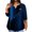 Royal Blue, variant on TQWQT Plus Size Dressy Tops for Women 2024 3/4 Length Sleeve Shirts Tie Dye Gradient Tunic V Neck Sweatshirts for Women Loose Fit with Front Pocket Army Green L