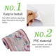 thumbnail image 4 of Bordes de papel tapiz autoadhesivo de patrón de rosa fucsia+verde, decoración de piso resistente al agua de PVC, 4 of 7