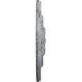 thumbnail image 4 of Ekena Millwork 23 1/2"OD x 2 3/4"P Floral Ceiling Medallion, Hand-Painted Ultra Pure White Crackle, 4 of 6