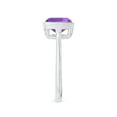 thumbnail image 4 of ANGARA Natural 2.2 Ct. Amethyst Solitaire Ring in 14K White Gold for Women (Ring Size: 8.5), 4 of 10