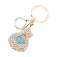 thumbnail image 3 of Cadenas de Llaveros Ticfox Llaveros de Metal con Colgante de Aleación de Rhinestone Azul, 3 of 14