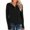 Black 1, variant on Womens Long Sleeve Tops Polos Shirts V Neck Casual Shirts Button Dressy Trendy Blouses Loose Fit Tunic Pullover