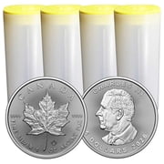 Lot of 100 - 2026 $5 Silver Canadian Maple Leaf 1 oz BU