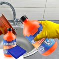 thumbnail image 1 of 300 ml, 500 ml, agente de dragado, potente agente de dragado de tuberías, limpiador de limón espumoso, agente de disolución para desatascar tuberías, para limpiar el fregadero del inodoro de la, 1 of 9