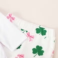 thumbnail image 7 of WOYY St. Patrick's Day Outfits for Girls Long Sleeve Romper Flared Pants Headband 3Pcs Set, Sizes 0-18 Months, 7 of 7